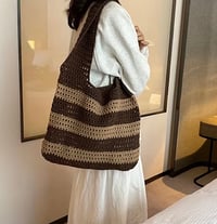 Image 2 of Beach brown tote 