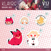 HAZBIN Medium Stickers