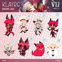 HAZBIN Big Stickers
