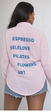 Image 2 of Linen stripe shirt