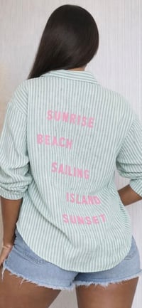 Image 4 of Linen stripe shirt