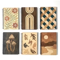 Image 1 of Wood Cover Notebook