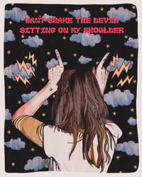 Devil on my shoulder 8x10 print 