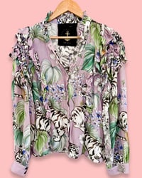 Image 2 of JUNGLE PRINT ✘  VINTAGE SHIRT ✘ IBIZA PRINT    ✘ UPCYCLED