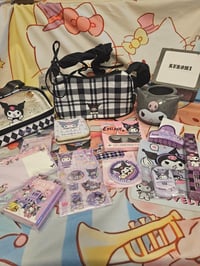 Image 3 of Kuromi Plaid Bag Bundle 