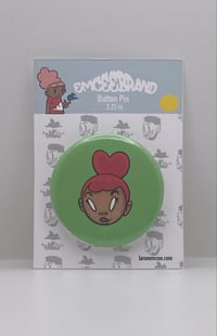 Image 1 of Red Heart Button pin