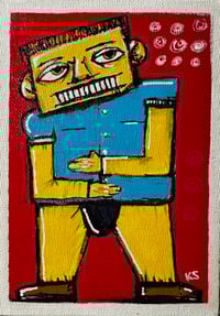 Image 1 of ORIGINAL 5x7  ‘A Hunk In His Day'