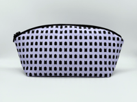Image 1 of BTS / ARMY Logos (Purple) Wide Open Zippy Pouch - Made To Order