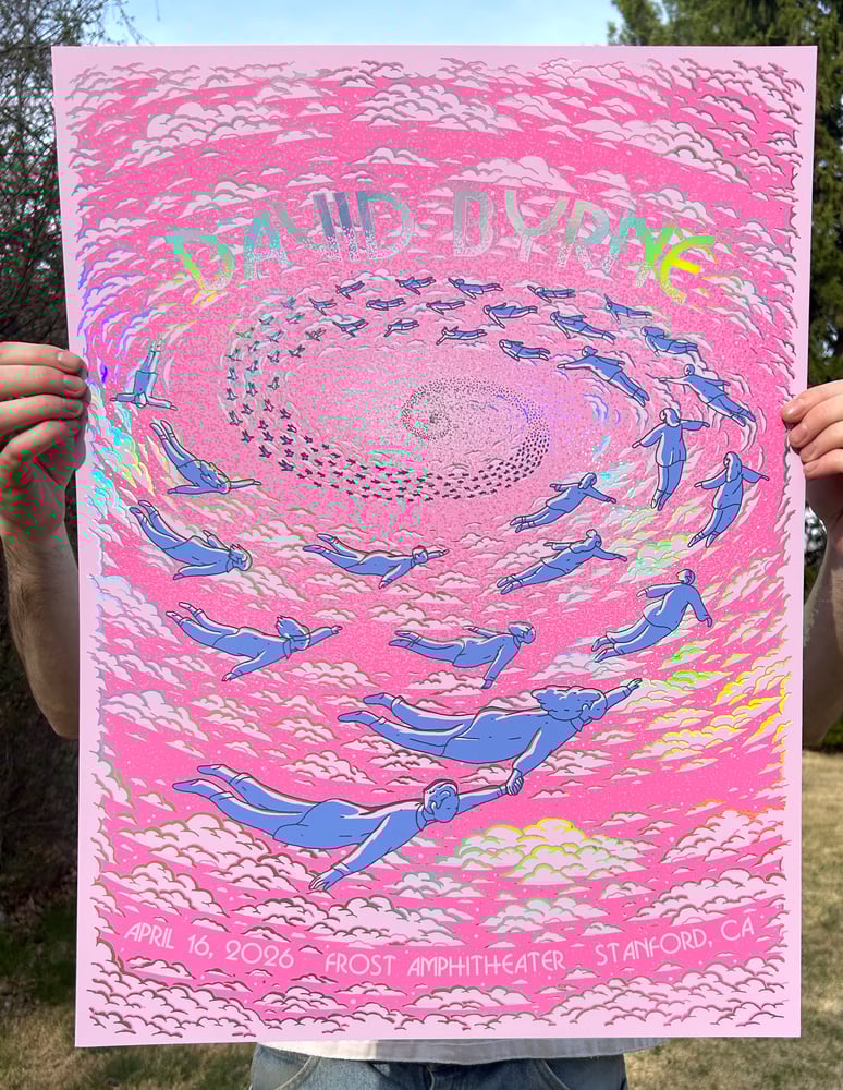 Image of "David Byrne" Foil Poster Edition