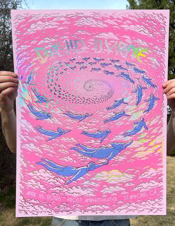 Image of "David Byrne" Foil Poster Edition