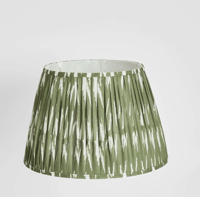 Image 1 of Woven Ikat Drum Shade XL - Green