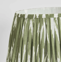 Image 3 of Woven Ikat Drum Shade XL - Green