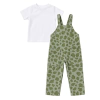 HarperIman - 2pc Green Jumper with White Tshirt