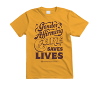 Gender Affirming Care Saves Lives (Yellow Cloud Shirt)