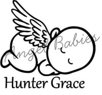 Personalized Angel Decal 
