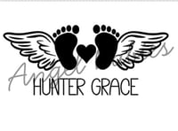 Angel Wing Decal 