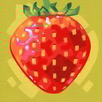 Image 2 of Strawberry - Original Painting