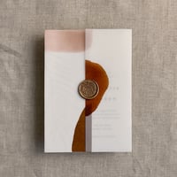 Image 4 of Audrey minimalist printed vellum wrap for 5x7 cards PACK of 10
