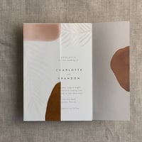 Image 5 of Audrey minimalist printed vellum wrap for 5x7 cards PACK of 10