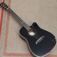 Image 2 of Alvarez AD70ce Black Acoustic / Electric