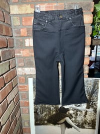 Image 2 of Flaired pinstripe capris