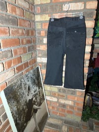 Image 3 of Flaired pinstripe capris