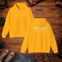 Image 7 of Isaiah 43:18 Cross Hoodie — Inspirational Faith-Based Pullover