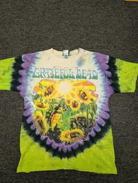 Image 1 of Xl Liquid Blue Sunflower Shirt