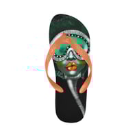 Image 2 of BASQUIETTA ORANGE FLIP FLOP
