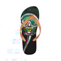 Image 1 of BASQUIETTA ORANGE FLIP FLOP