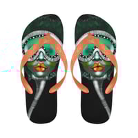 Image 3 of BASQUIETTA ORANGE FLIP FLOP