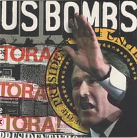 Image 1 of U.S. BOMBS - "Tora Tora Tora" 7" Single (Yellow Vinyl / New Old Stock)