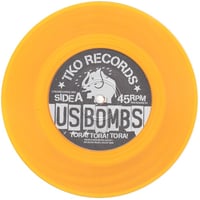 Image 2 of U.S. BOMBS - "Tora Tora Tora" 7" Single (Yellow Vinyl / New Old Stock)