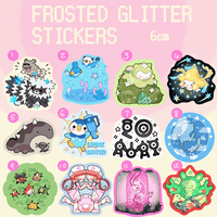 Image 1 of ⋆｡‧˚ʚ Pokemon Themed Glitter Stickers ɞ˚‧｡⋆ 