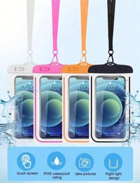 Image 2 of Pink water proof pouch 