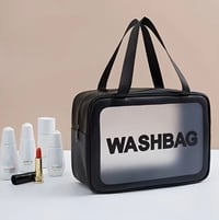 Image 1 of Black wash bag 