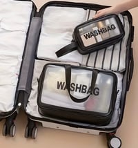 Image 2 of Black wash bag 