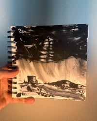 Town 16 — Sketch 6"x6" (Great Falls)