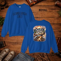 Image 3 of Philippians 1:6 Sweatshirt — "God's Not Done Yet" Inspirational Crewneck