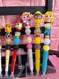 Image 3 of Alice in Wonderland–themed beaded pen collection ✨🐇