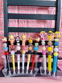 Image 1 of Alice in Wonderland–themed beaded pen collection ✨🐇