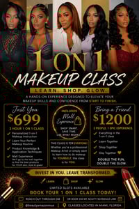 1 ON 1 MAKEUP CLASS EXPERIENCE