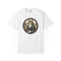 Image 1 of Cat Mona Lisa T-Shirt – Vintage Portrait Cat Tee