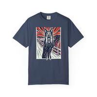 Image 1 of Howling Wolf T-Shirt — Bold Munch-Inspired Graphic Tee