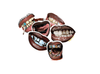 Image 1 of TEETH STICKERS