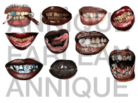 Image 2 of TEETH STICKERS