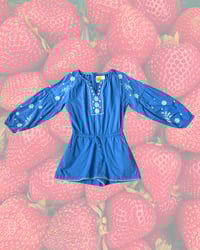 Image 1 of Mini Boden Embroidered Romper-6-7Y