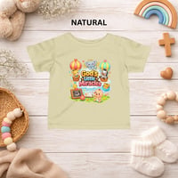 Image 5 of Baby T-Shirt - "God's Little Miracles" Cute Religious Baby Tee with Hot Air Balloon Animals