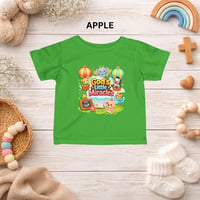 Image 6 of Baby T-Shirt - "God's Little Miracles" Cute Religious Baby Tee with Hot Air Balloon Animals