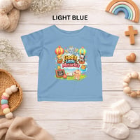 Image 7 of Baby T-Shirt - "God's Little Miracles" Cute Religious Baby Tee with Hot Air Balloon Animals
